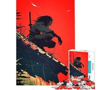 Rompecabezas de 1000 Piezas para Adolescentes con Ilustraciones de Shinobi Actividades Divertidas para Hacer en casa Regalo de cumpleaños Juegos educativos para Mayores de 14 años Juego Incluido