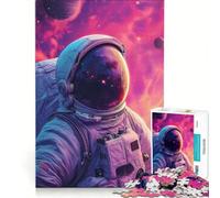 Rompecabezas de 1000 Piezas para Adolescentes con Impresionante diseño de Galaxia de astronautas Juegos educativos interacción Entre Padres e Hijos 38x52cm