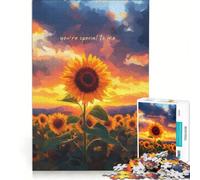 Rompecabezas de 1000 Piezas para Adolescentes con Lindas Frases de Amor para Parejas, Juegos Familiares, Corte de precisión, cumpleaños y Navidad 38x26cm