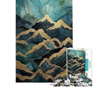 Rompecabezas de 1000 Piezas para Adolescentes con Paisaje mítico Surrealista Juegos Divertidos para Decorar el hogar y entretenerse en casa (Tamaño 38x26cm)