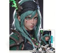 Rompecabezas de 1000 Piezas para Adolescentes con Personajes Femeninos de Anime, Juegos Familiares, Divertidos y con Humor, Ideales para Decorar el Escritorio 38x26cm