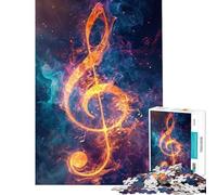 Rompecabezas de 1000 Piezas para Adolescentes con símbolo de Clave cósmica Ayuda a ejercitar el Cerebro Diversión en Familia Juegos Divertidos Apto para Mayores de 14 años (50x75cm)