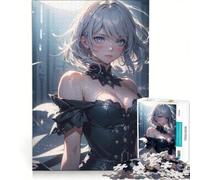 Rompecabezas de 1000 Piezas para Adolescentes con temática de Chicas Anime, Ideal para Relajarse, divertirse en casa Gamers 50x75cm