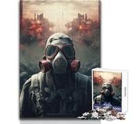 Rompecabezas de 1000 Piezas para Adolescentes con un Futuro distópico Juego Educativo de observación y Habilidad Regalo Festivo significativo Tamaño: 50x75cm