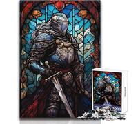 Rompecabezas de 1000 Piezas para Adolescentes, con vidrieras de Paladin, Ideal para Aprender, Juego Educativo, Regalo de cumpleaños (tamaño 50x75cm)