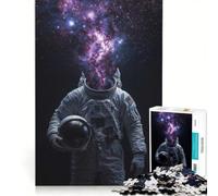 Rompecabezas de 1000 Piezas para Adolescentes: Conciencia Cósmica ︰ La Mente de un Astronauta, Juego Imposible, Desafío Difícil, Regalos para Amigos y Familiares 50x75cm
