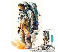 Rompecabezas de 1000 Piezas para Adolescentes Conquistadores del Espacio Juego Educativo Juguete Juego Intelectual Regalo para cumpleaños Aprendizaje Educativo (tamaño 38x52cm)