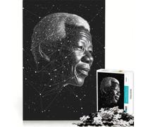 Rompecabezas de 1000 Piezas para Adolescentes Constelación de Nelson Mandela Juegos educativos diversión Familiar Regalos para Amigos y Familiares 38x26cm