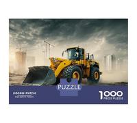 Rompecabezas De 1000 Piezas para Adolescentes Construction Bulldozer for Sale Rompecabezas para Adultos Juegos De Relajación Decoración del Hogar Desafío Educativo 38x26cm/1000pcs
