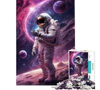 Rompecabezas de 1000 Piezas para Adolescentes contemplación cósmica Rompecabezas para Adultos Juegos Divertidos decoración del hogar cumpleaños (tamaño 38x26cm)