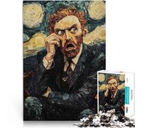 Rompecabezas de 1000 Piezas para Adolescentes Contemplación Estrellada Alivio del estrés Decoración de Pared cumpleaños y Navidad 75x50cm