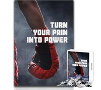 Rompecabezas de 1000 Piezas para Adolescentes Convierte tu Dolor en un Juego Educativo, Pero Divertido y Divertido Regalo para cumpleaños Tamaño 38x52cm