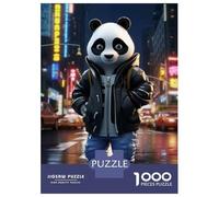 Rompecabezas De 1000 Piezas para Adolescentes Cool Panda Rompecabezas para Adolescentes Juegos Relajantes Difícil Regalos para Amigos Y Familiares 38x26cm/1000pcs