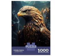 Rompecabezas De 1000 Piezas para Adolescentes Cool Wild Bald Eagle Rompecabezas para Adolescentes Juguetes Antiestrés Patrón De Ensamblaje Desafío Educativo 70x50cm/1000pcs