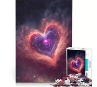 Rompecabezas de 1000 Piezas para Adolescentes Corazón y Cielo Juegos relajantes Actividades Divertidas para Hacer en casa un Gran Regalo para los Amantes de los Videojuegos 38x52cm