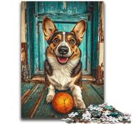 Rompecabezas de 1000 Piezas para Adolescentes, Corgi Feliz, para Mayores de 14 años, desafío Educativo, Actividades Divertidas en casa, Regalos de cumpleaños, Regalos de Viaje, 26x38cm