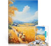 Rompecabezas de 1000 Piezas para Adolescentes Cosecha en los Campos Juegos educativos Decoración del hogar Buen Regalo 52x38cm