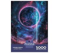 Rompecabezas De 1000 Piezas para Adolescentes Cosmic Beam Rompecabezas Juego Familiar Mejora La Memoria Cumpleaños 38x26cm/1000pcs