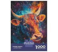 Rompecabezas De 1000 Piezas para Adolescentes Cosmic Bull Rompecabezas para Adultos Juegos Relajantes Mejora La Memoria Ayuda A Ejercitar El Cerebro 70x50cm/1000pcs