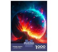 Rompecabezas De 1000 Piezas para Adolescentes Cosmic Collision Rompecabezas para Adultos Juego De Ingenio Juego De Corte De Precisión Regalos Desafiantes 70x50cm/1000pcs