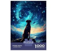 Rompecabezas De 1000 Piezas para Adolescentes Cosmic Dog Rompecabezas para Adultos Juegos Relajantes Decoración De Pared 38x26cm/1000pcs