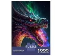 Rompecabezas De 1000 Piezas para Adolescentes Cosmic Dragon Serpent King Rompecabezas Juego Familiar Mejora La Memoria Cumpleaños 70x50cm/1000pcs