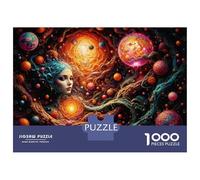 Rompecabezas De 1000 Piezas para Adolescentes Cosmic Dreams of The Galaxy Rompecabezas para Adultos Juegos Relajantes Arte De Pared Diversión En Casa Actividades, 70x50cm/1000pcs