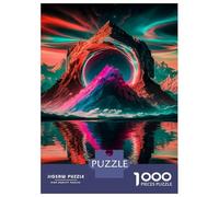 Rompecabezas De 1000 Piezas para Adolescentes Cosmic Gateway Reflections Rompecabezas para Adultos Juegos Relajantes Vacaciones En Casa Matar El Tiempo 38x26cm/1000pcs