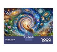 Rompecabezas De 1000 Piezas para Adolescentes Cosmic Harmony Painting Rompecabezas para Adultos Juguetes DIY Alivio del Estrés Oferta como Regalos para Toda La Familia 38x26cm/1000pcs