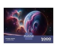 Rompecabezas De 1000 Piezas para Adolescentes Cosmic Nebula Planet Rompecabezas para Adultos Juegos Relajantes Regalos para Mujeres 52x38cm/1000pcs