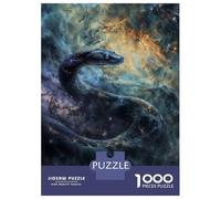 Rompecabezas De 1000 Piezas para Adolescentes Cosmic Nebula Serpent Rompecabezas para Adultos Juegos De Relajación Desafío Difícil Desafío Educativo 52x38cm/1000pcs