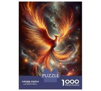Rompecabezas De 1000 Piezas para Adolescentes Cosmic Phoenix Rompecabezas para Adolescentes Juego Práctico Desafío Difícil Oferta como Regalo para Toda La Familia 52x38cm/1000pcs