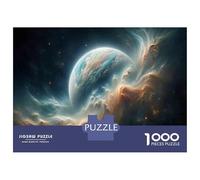 Rompecabezas De 1000 Piezas para Adolescentes Cosmic Planet Landscape Rompecabezas para Adultos Juegos Relajantes Regalos para Mujeres 52x38cm/1000pcs