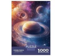 Rompecabezas De 1000 Piezas para Adolescentes Cosmic Planet Visions Rompecabezas para Adultos Juguetes Antiestrés Decoración del Hogar Gran Regalo para Jugar 52x38cm/1000pcs
