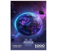 Rompecabezas De 1000 Piezas para Adolescentes Cosmic Planet Wall Art Rompecabezas para Adultos Juego Práctico Mejora La Memoria Regalo De Cumpleaños, Regalos, 52x38cm/1000pcs