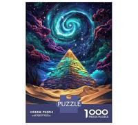 Rompecabezas De 1000 Piezas para Adolescentes Cosmic Pyramid Rompecabezas Juego Práctico Mejora La Memoria Oferta como Regalo para Toda La Familia 38x26cm/1000pcs
