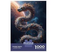 Rompecabezas De 1000 Piezas para Adolescentes Cosmic Serpent Rompecabezas para Adultos Juego Práctico Decoración del Hogar Cumpleaños Y Navidad 38x26cm/1000pcs