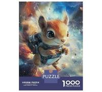 Rompecabezas De 1000 Piezas para Adolescentes Cosmic Squirrel Adventure Rompecabezas para Adolescentes Juegos Relajantes Montaje De Patrones Regalos para Amigos Y Familiares 70x50cm/1000pcs