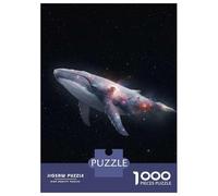 Rompecabezas De 1000 Piezas para Adolescentes Cosmic Whale in Starry Space Rompecabezas para Adultos Juegos Familiares Mejora La Memoria Regalos De Juegos Desafiantes 70x50cm/1000pcs
