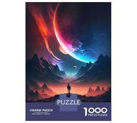 Rompecabezas De 1000 Piezas para Adolescentes Cosmos Astronaut Space Rompecabezas para Adultos Juego De Ingenio Regalo De Cumpleaños para Cumpleaños, Navidad 52x38cm/1000pcs
