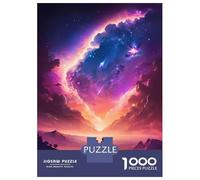 Rompecabezas De 1000 Piezas para Adolescentes Cosmos Sunset Couple Space Rompecabezas para Adultos Juguetes Antiestrés Regalos para Mujeres Desafiante De Completar 52x38cm/1000pcs