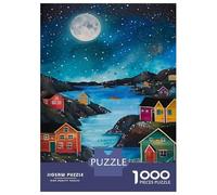 Rompecabezas De 1000 Piezas para Adolescentes Cozy Coastal Cabin Retreats Rompecabezas para Adultos Juegos Divertidos Desafío Educativo De Análisis Y Lógica 70x50cm/1000pcs