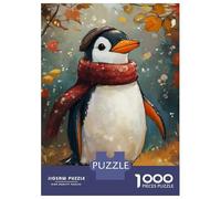 Rompecabezas De 1000 Piezas para Adolescentes Cozy Penguin in Autumn Rompecabezas para Adultos Juguetes Antiestrés Análisis Y Lógica Cumpleaños Y Navidad 38x26cm/1000pcs