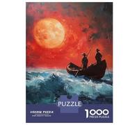 Rompecabezas De 1000 Piezas para Adolescentes Crimson Voyage Rompecabezas para Adultos Juegos Familiares Decoración De Pared Regalos Y Cumpleaños Únicos 70x50cm/1000pcs