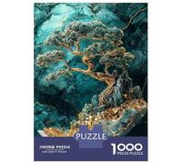 Rompecabezas De 1000 Piezas para Adolescentes Crystal Realm Bonsai Tree Rompecabezas para Adultos Juego Familiar Desafío Difícil Interacción Entre Padres E Hijos 70x50cm/1000pcs
