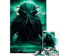 Rompecabezas de 1000 Piezas para Adolescentes Cthulhu Despierta Ideal para cumpleaños y Navidad Juguete Educativo y Divertido para Toda la Familia Apto para Mayores de 14 años 38x26cm