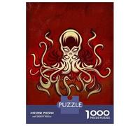 Rompecabezas De 1000 Piezas para Adolescentes Cthulhu in The Dark Rompecabezas para Adultos Juego Práctico Difícil Regalos De Cumpleaños Y Únicos 52x38cm/1000pcs