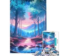 Rompecabezas de 1000 Piezas para Adolescentes Cuento de Hadas V Juego Educativo Juguetes didácticos Regalo artístico Corte de precisión (tamaño 38x52cm)