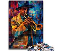 Rompecabezas de 1000 Piezas para Adolescentes, Cuentos de Trompeta cubistas, desafío difícil para Juego Educativo, Regalo de cumpleaños, 38x26cm