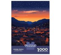 Rompecabezas De 1000 Piezas para Adolescentes Cusco, Peru at Nightfall Rompecabezas para Adultos Juego Práctico Carrera De Velocidad De Manos Regalos Y Cumpleaños Únicos 52x38cm/1000pcs